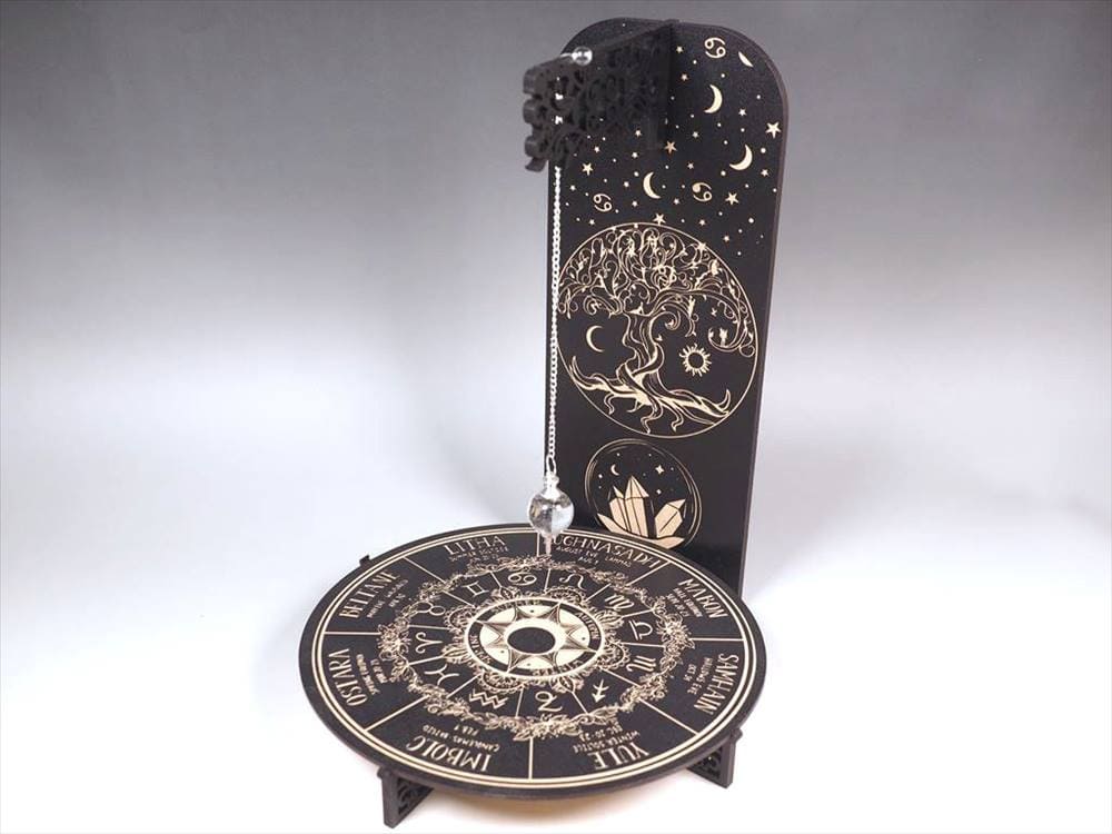 ペンデュラムホルダースタンド 振り子ホルダー ダウジングチャート ペンデュラムスタンド ペンデュラムボード