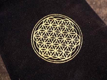 デザインブラックポーチ