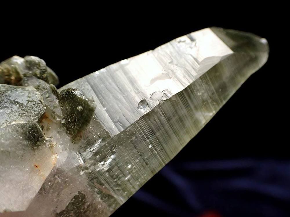 ガネーシュヒマール水晶 ヒマラヤ山脈 水晶クラスター クローライト水晶 ガネーシュヒマール産クラスター