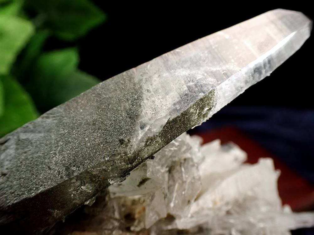 ガネーシュヒマール水晶 ヒマラヤ山脈 水晶クラスター クローライト水晶 ガネーシュヒマール産クラスター