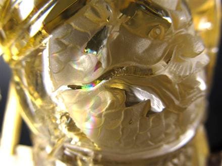 関羽 シトリン 彫刻置物 三国志 風水