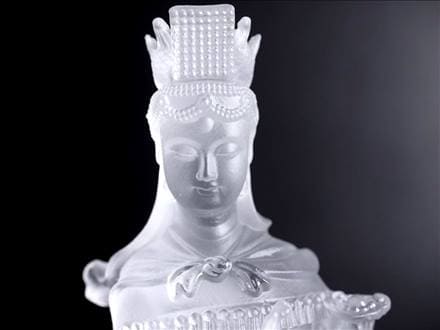 四本爪 クリスタルガラス 龍 龍神 騎龍観音
