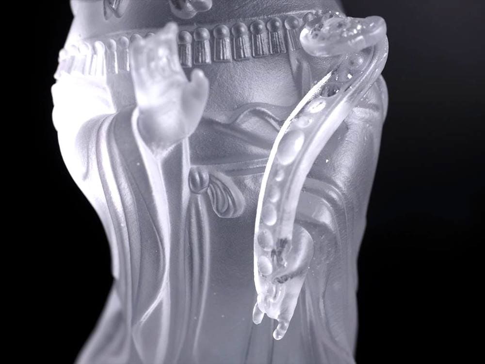 四本爪 クリスタルガラス 龍 龍神 騎龍観音