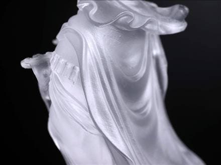 四本爪 クリスタルガラス 龍 龍神 騎龍観音