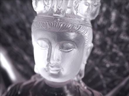 千手千眼観音 千手観音 蓮華王 観音菩薩 クリスタルガラス