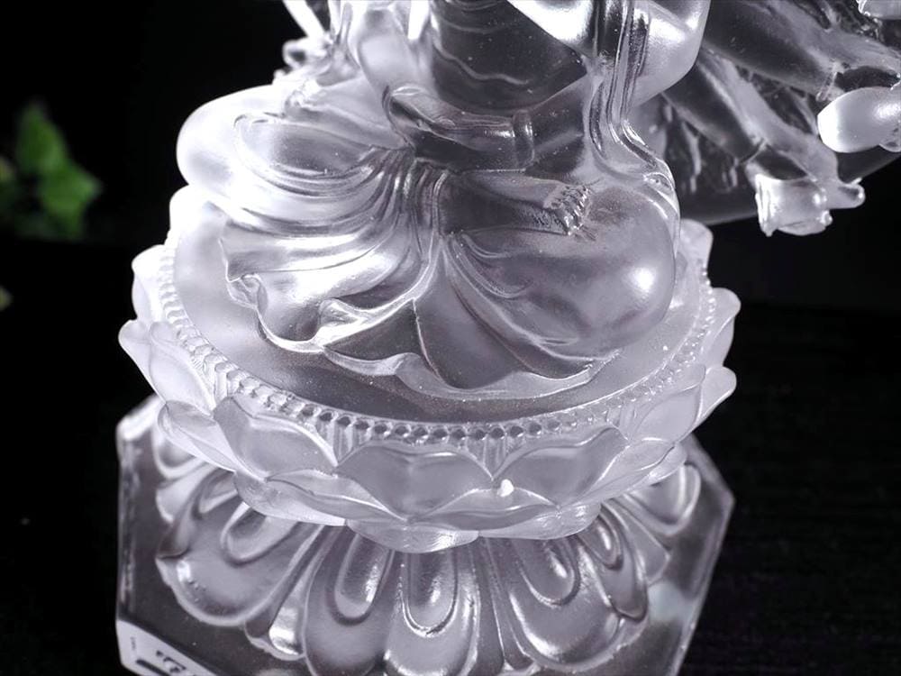 千手千眼観音 千手観音 蓮華王 観音菩薩 クリスタルガラス