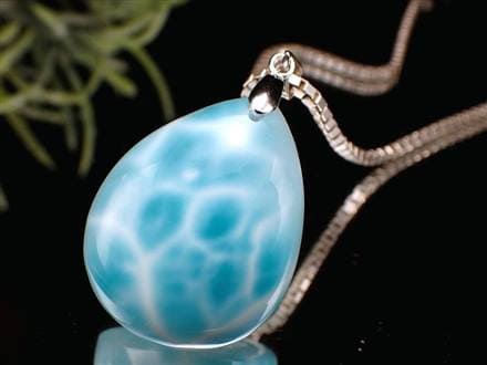 ラリマー ブルーペクトライト カボション タンブル 曹珪灰石