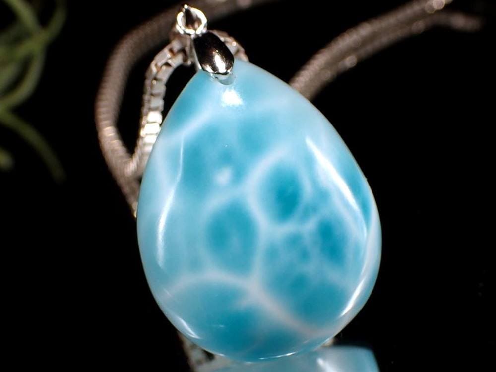 ラリマー ブルーペクトライト カボション タンブル 曹珪灰石