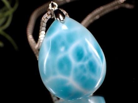 ラリマー ブルーペクトライト カボション タンブル 曹珪灰石