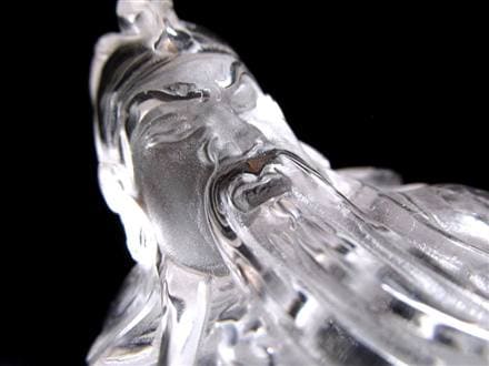 関羽 シトリン 彫刻置物 三国志 風水