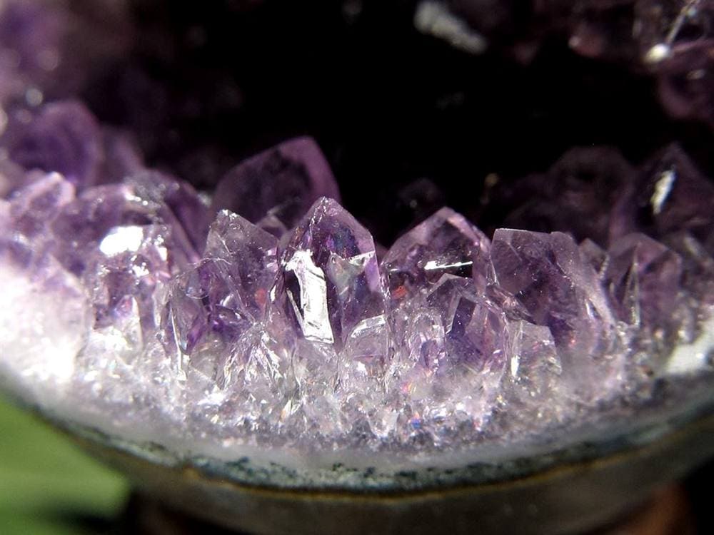 笑福 縁起物 笑口 アメジスト 丸玉 スフィア