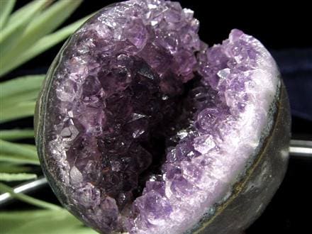 笑福 縁起物 笑口 アメジスト 丸玉 スフィア