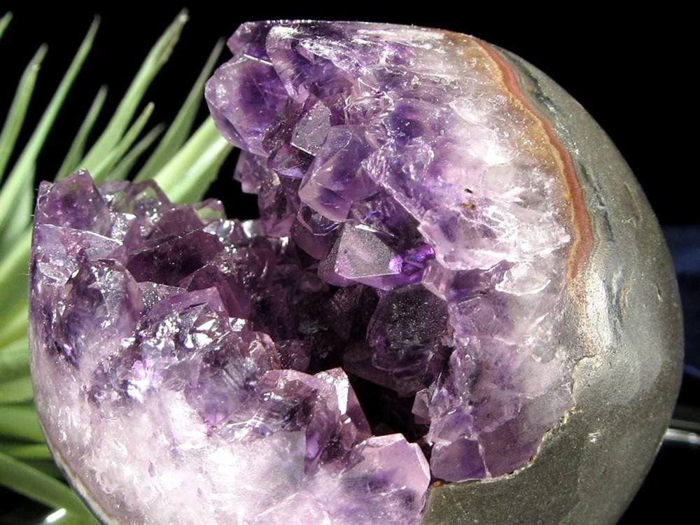 笑福 縁起物 笑口 アメジスト 丸玉 スフィア