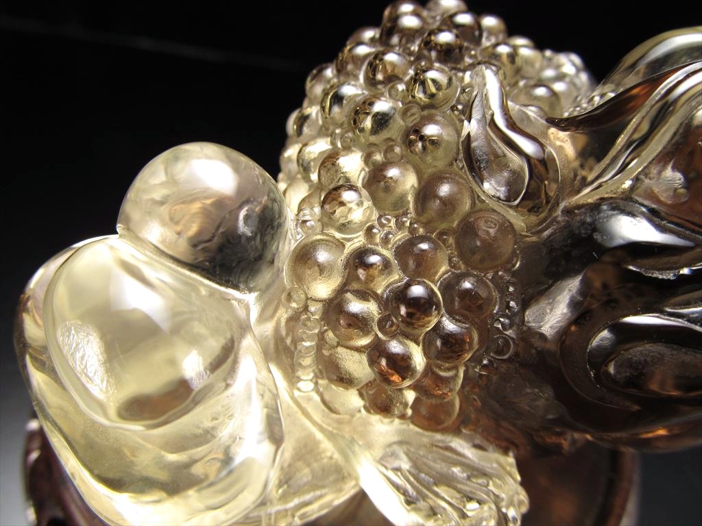 天然石スモーキーシトリン　麒麟置物　No.1563 天然石スモーキーシトリン 麒麟置物 No.1563 天然石スモーキー