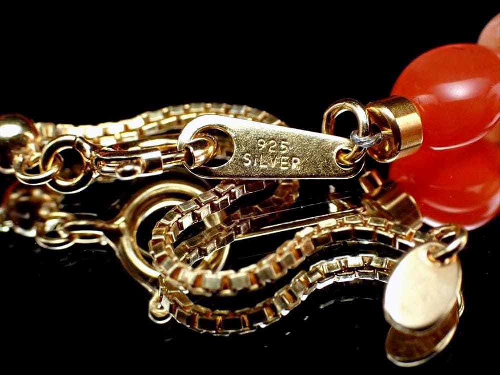 ファイアオパール タンブルブレスレット ファイヤーオパール レッドオパール 蛋白石