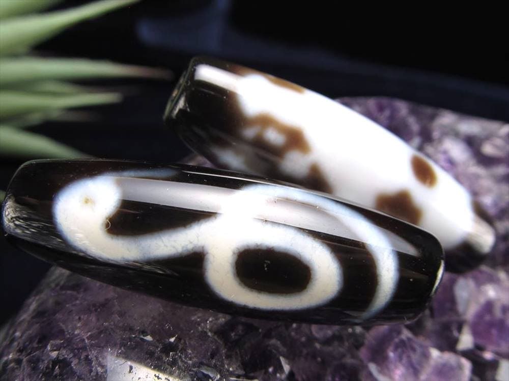 三面大黒天 白蛇 至純天珠 天珠 天珠卸 てんじゅ