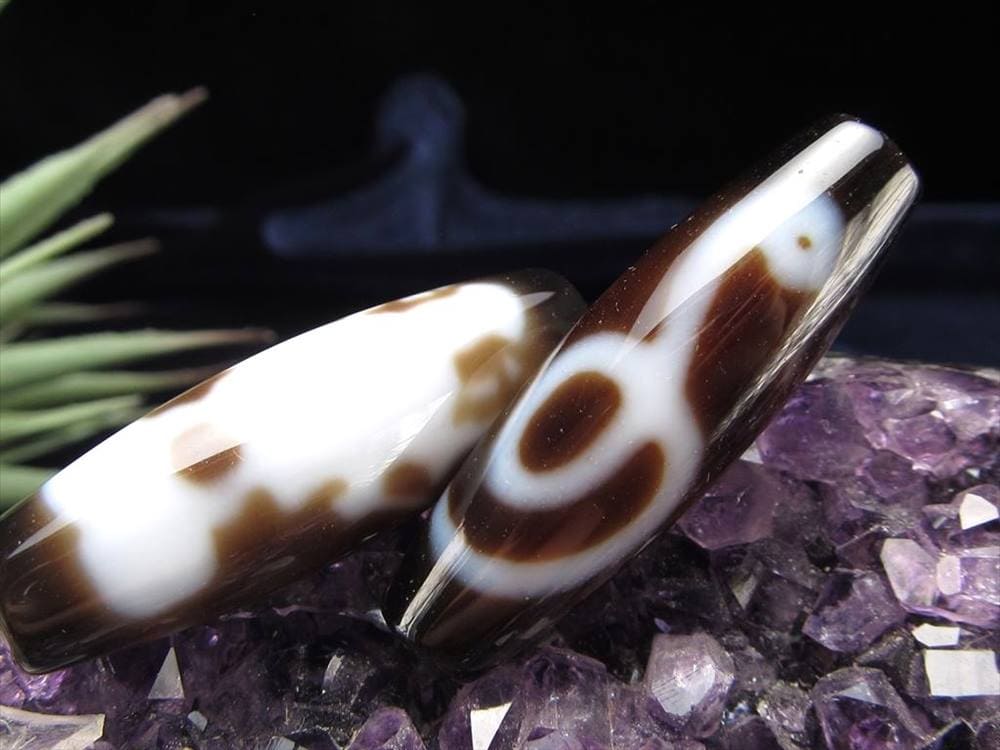 三面大黒天 白蛇 至純天珠 天珠 天珠卸 てんじゅ