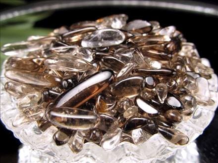 細石 チップ 煙水晶 スモーキークォーツ