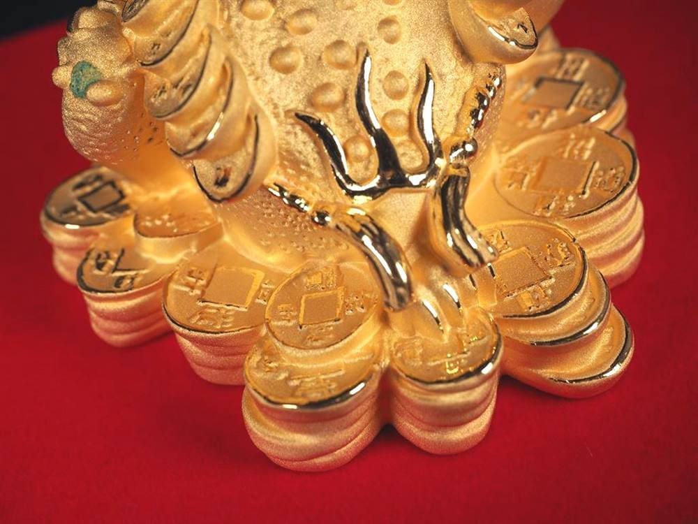 置物 銅 コッパー 金 純金