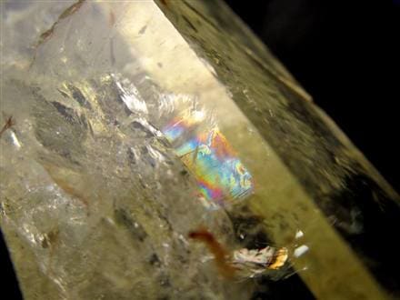 シトリン 黄水晶 六角柱ポイント 浄化