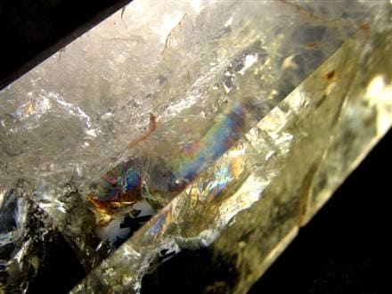 シトリン 黄水晶 六角柱ポイント 浄化