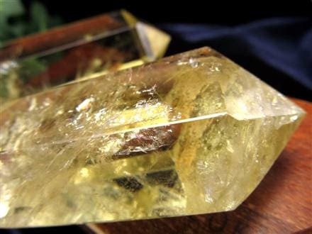 シトリン ダブルポイント ポイント 浄化 黄水晶