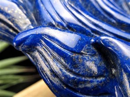 縁起物 九尾の狐 神獣 ラピスラズリ 置物