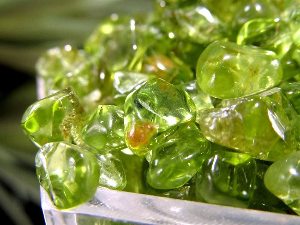 さざれ ペリドット かんらん石 天然石 パワーストーン