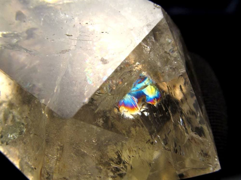 シトリン ダブルポイント ポイント 浄化 黄水晶