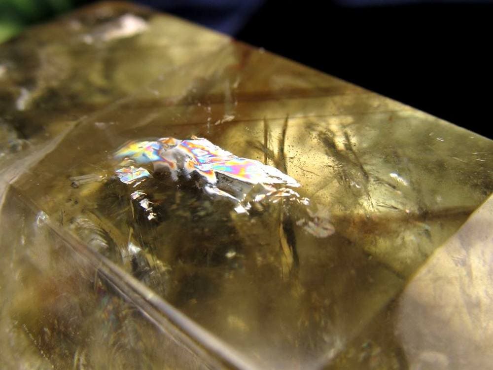 シトリン ダブルポイント ポイント 浄化 黄水晶