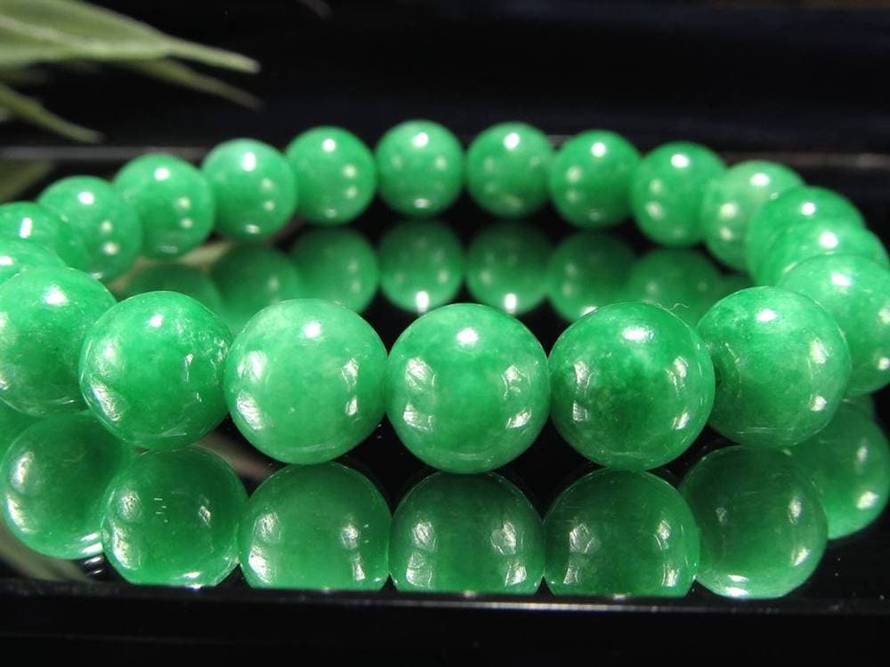 ミャンマージェイド 翡翠 ブレスレット ジェダイト 天然石