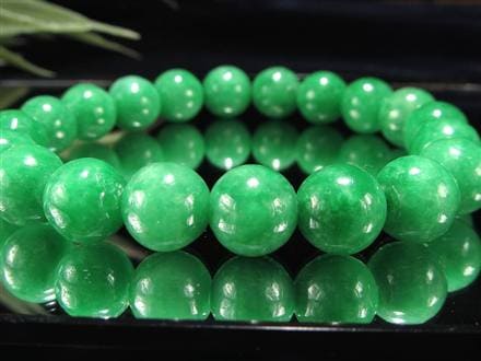 ミャンマージェイド 翡翠 ブレスレット ジェダイト 天然石