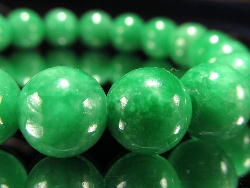 ミャンマージェイド 翡翠 ブレスレット ジェダイト 天然石