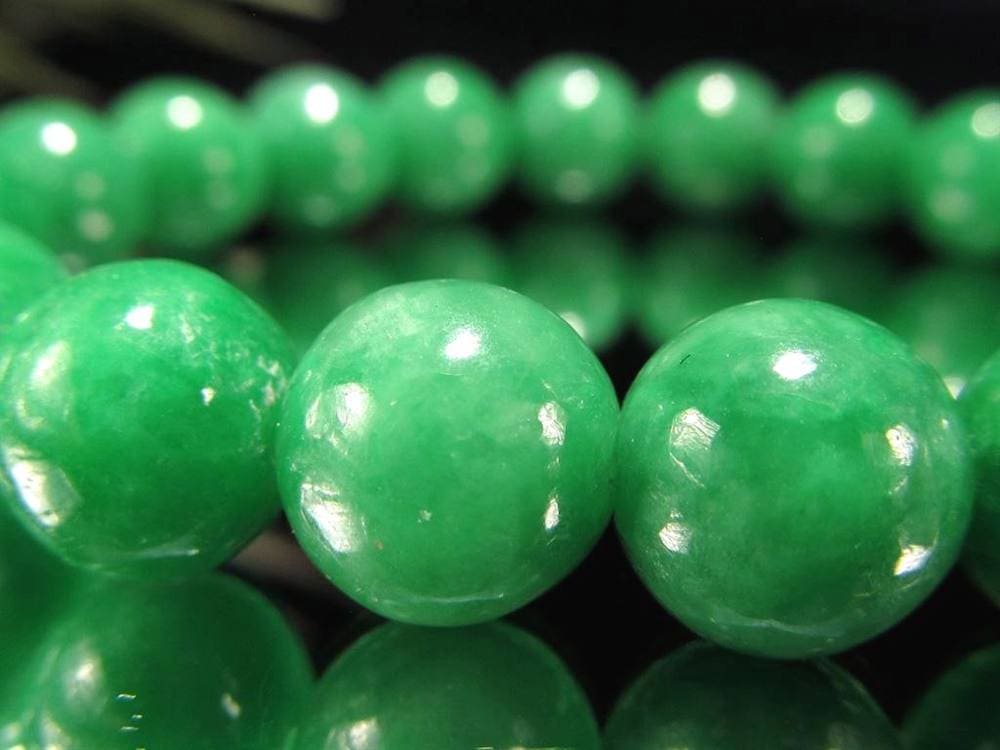 ミャンマージェイド 翡翠 ブレスレット ジェダイト 天然石