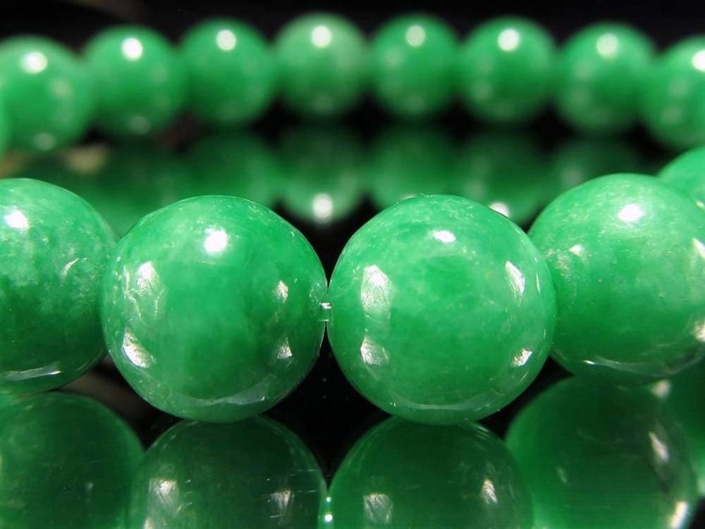 ミャンマージェイド 翡翠 ブレスレット ジェダイト 天然石