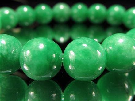 ミャンマージェイド 翡翠 ブレスレット ジェダイト 天然石