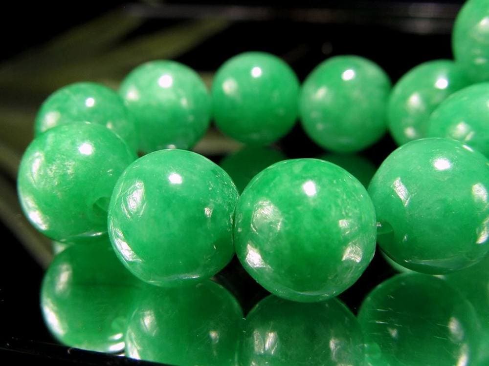 ミャンマージェイド 翡翠 ブレスレット ジェダイト 天然石