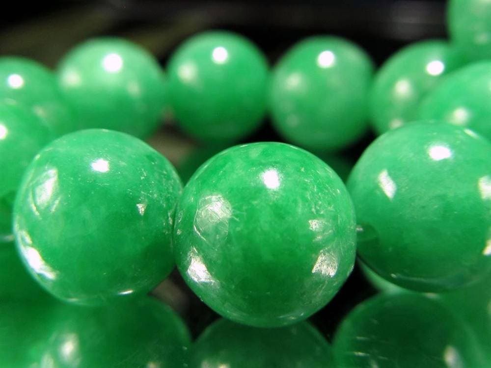 ミャンマージェイド 翡翠 ブレスレット ジェダイト 天然石