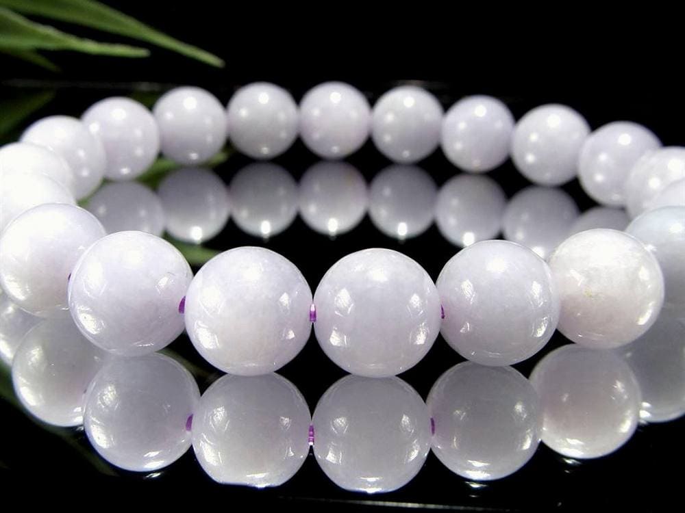 A貨翡翠 翡翠 ブレスレット ジェイド ラベンダー翡翠