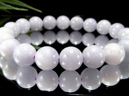 A貨翡翠 翡翠 ブレスレット ジェイド ラベンダー翡翠