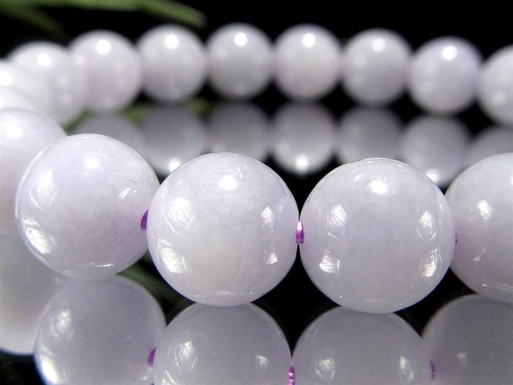 A貨翡翠 翡翠 ブレスレット ジェイド ラベンダー翡翠