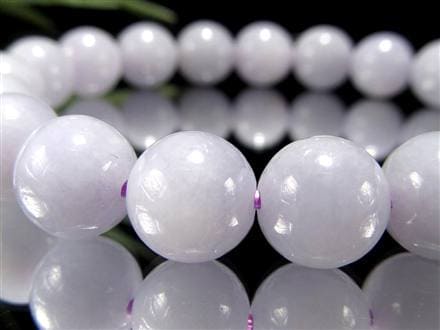 A貨翡翠 翡翠 ブレスレット ジェイド ラベンダー翡翠