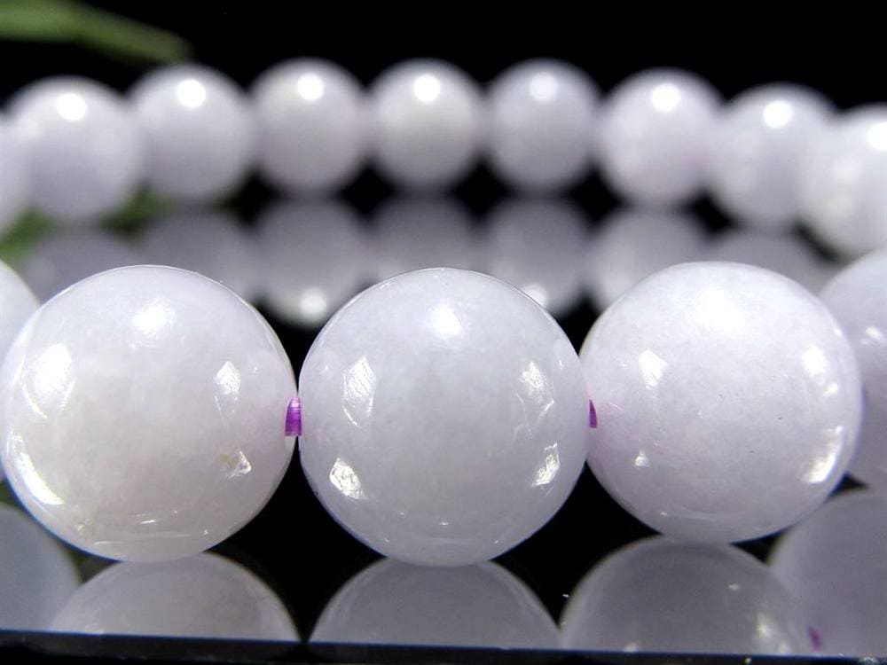 A貨翡翠 翡翠 ブレスレット ジェイド ラベンダー翡翠