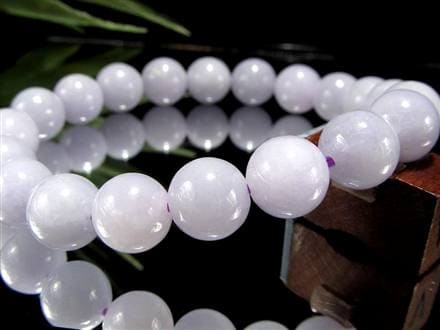 A貨翡翠 翡翠 ブレスレット ジェイド ラベンダー翡翠