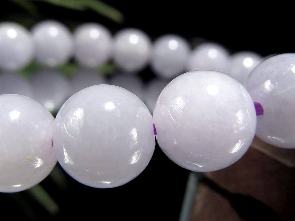 A貨翡翠 翡翠 ブレスレット ジェイド ラベンダー翡翠