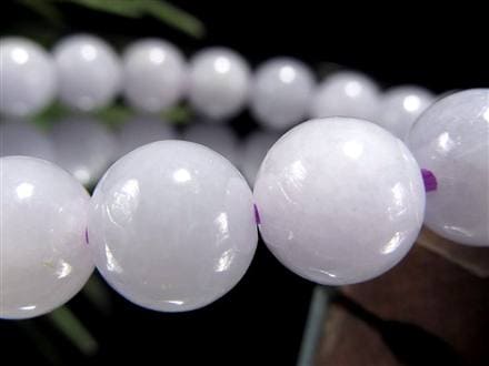 A貨翡翠 翡翠 ブレスレット ジェイド ラベンダー翡翠