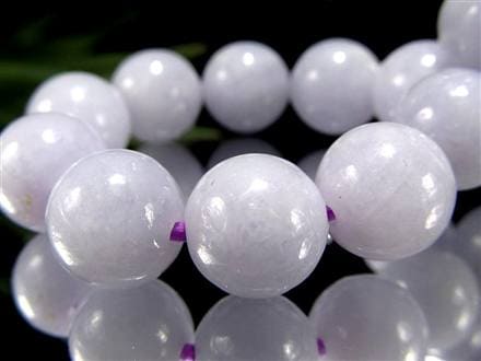 A貨翡翠 翡翠 ブレスレット ジェイド ラベンダー翡翠