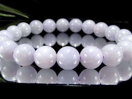 A貨翡翠 翡翠 ブレスレット ジェイド ラベンダー翡翠