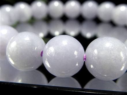 A貨翡翠 翡翠 ブレスレット ジェイド ラベンダー翡翠