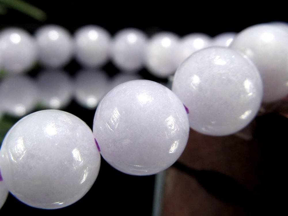 A貨翡翠 翡翠 ブレスレット ジェイド ラベンダー翡翠